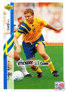 Sticker Thomas Brolin - World Cup USA 1994 - Upper Deck