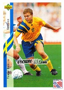 Sticker Thomas Brolin - World Cup USA 1994 n. 72 - Upper Deck