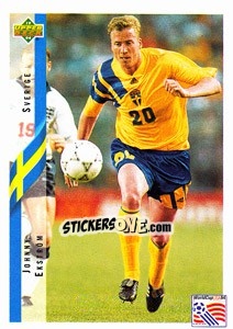 Sticker Johnny Ekstrom - World Cup USA 1994 - Upper Deck