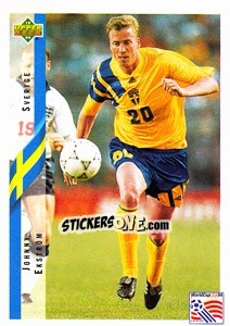 Cromo Johnny Ekstrom - World Cup USA 1994 - Upper Deck