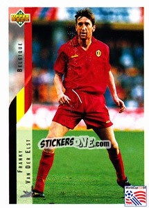 Sticker Franky Van Der Elst - World Cup USA 1994 - Upper Deck