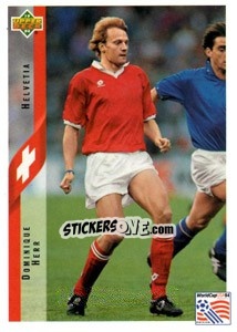 Sticker Dominique Herr - World Cup USA 1994 n. 103 - Upper Deck