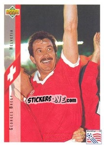 Cromo Georges Bregy - World Cup USA 1994 - Upper Deck