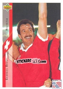 Sticker Georges Bregy - World Cup USA 1994 - Upper Deck