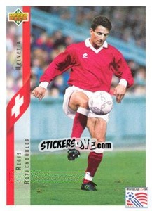 Figurina Regis Rothenbuler - World Cup USA 1994 n. 109 - Upper Deck