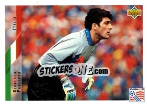 Sticker Gianluca Pagliuca - World Cup USA 1994 - Upper Deck