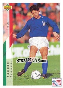 Sticker Alessandro Costacurta - World Cup USA 1994 - Upper Deck