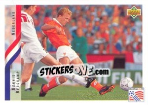 Sticker Dennis Bergkamp - World Cup USA 1994 - Upper Deck