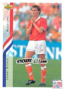 Sticker Johnny Bosman - World Cup USA 1994 - Upper Deck