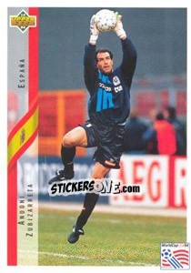 Sticker Andoni Zubizarreta - World Cup USA 1994 - Upper Deck