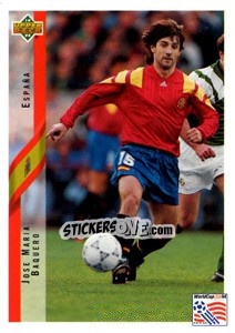 Sticker Jose Maria Baquero - World Cup USA 1994 n. 158 - Upper Deck