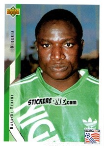 Sticker Rashidi Yekini - World Cup USA 1994 n. 164 - Upper Deck
