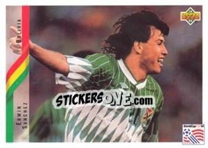 Cromo Erwin Sanchez - World Cup USA 1994 - Upper Deck