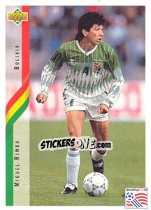 Figurina Miguel Rimba - World Cup USA 1994 - Upper Deck