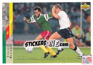Sticker Cyrille Makanaky - World Cup USA 1994 - Upper Deck