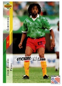 Sticker Jean-Claude Pagal - World Cup USA 1994 n. 190 - Upper Deck