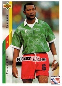 Sticker Victor N`Dip - World Cup USA 1994 n. 192 - Upper Deck