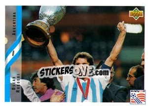 Sticker Oscar Ruggeri - World Cup USA 1994 - Upper Deck