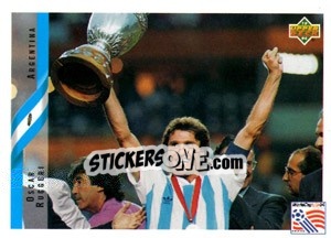 Sticker Oscar Ruggeri - World Cup USA 1994 n. 194 - Upper Deck