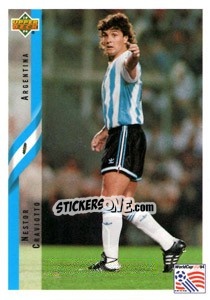 Sticker Nestor Craviotto - World Cup USA 1994 - Upper Deck