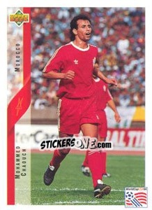 Sticker Mohammed Chaouch - World Cup USA 1994 - Upper Deck