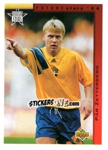 Sticker Par Zetterberg - World Cup USA 1994 - Upper Deck