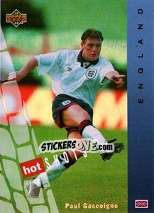 Sticker Paul Gascoigne - World Cup USA 1994 - Upper Deck
