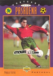 Cromo Paulo Futre - World Cup USA 1994 - Upper Deck