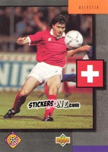Sticker Switzerland - World Cup USA 1994 n. UD15 - Upper Deck