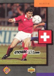 Figurina Switzerland - World Cup USA 1994 - Upper Deck