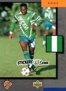 Sticker Nigeria - World Cup USA 1994 n. UD19 - Upper Deck