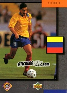 Sticker Colombia - World Cup USA 1994 - Upper Deck
