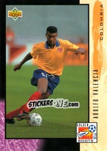 Cromo Adolfo Valencia - World Cup USA 1994 - Upper Deck