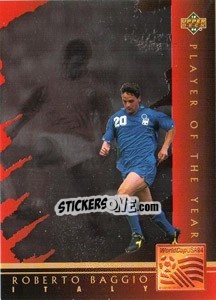 Sticker Roberto Baggio - World Cup USA 1994 n. WC4 - Upper Deck