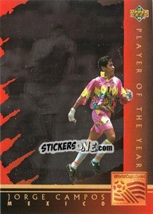 Sticker Jorge Campos - World Cup USA 1994 n. WC6 - Upper Deck