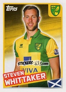 Sticker Steven Whittaker - Premier League Inglese 2015-2016 - Topps