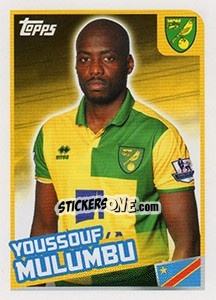 Figurina Youssouf Mulumbu - Premier League Inglese 2015-2016 - Topps