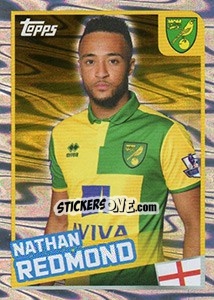 Figurina Nathan Redmond - Premier League Inglese 2015-2016 - Topps