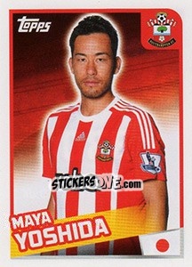 Figurina Maya Yoshida - Premier League Inglese 2015-2016 - Topps