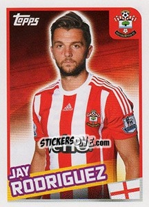 Cromo Jay Rodriguez - Premier League Inglese 2015-2016 - Topps