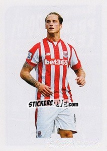 Sticker Marko Arnautovic - Premier League Inglese 2015-2016 n. 347 - Topps