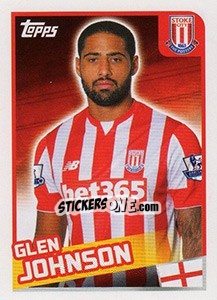 Sticker Glen Johnson - Premier League Inglese 2015-2016 - Topps