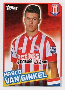 Sticker Marco van Ginkel - Premier League Inglese 2015-2016 - Topps