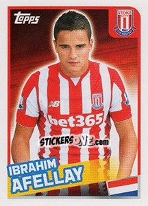 Figurina Ibrahim Afellay - Premier League Inglese 2015-2016 - Topps