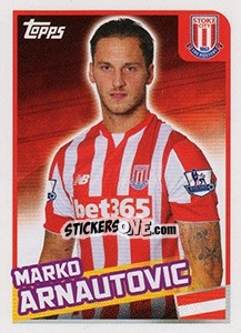 Sticker Marko Arnautovic - Premier League Inglese 2015-2016 n. 363 - Topps
