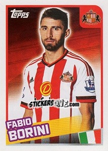 Cromo Fabio Borini - Premier League Inglese 2015-2016 - Topps