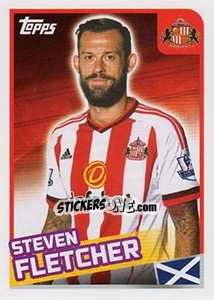 Figurina Steven Fletcher - Premier League Inglese 2015-2016 - Topps