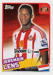 Sticker Jeremain Lens - Premier League Inglese 2015-2016 - Topps