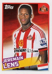 Figurina Jeremain Lens - Premier League Inglese 2015-2016 - Topps