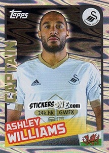 Sticker Ashley Williams - Premier League Inglese 2015-2016 - Topps